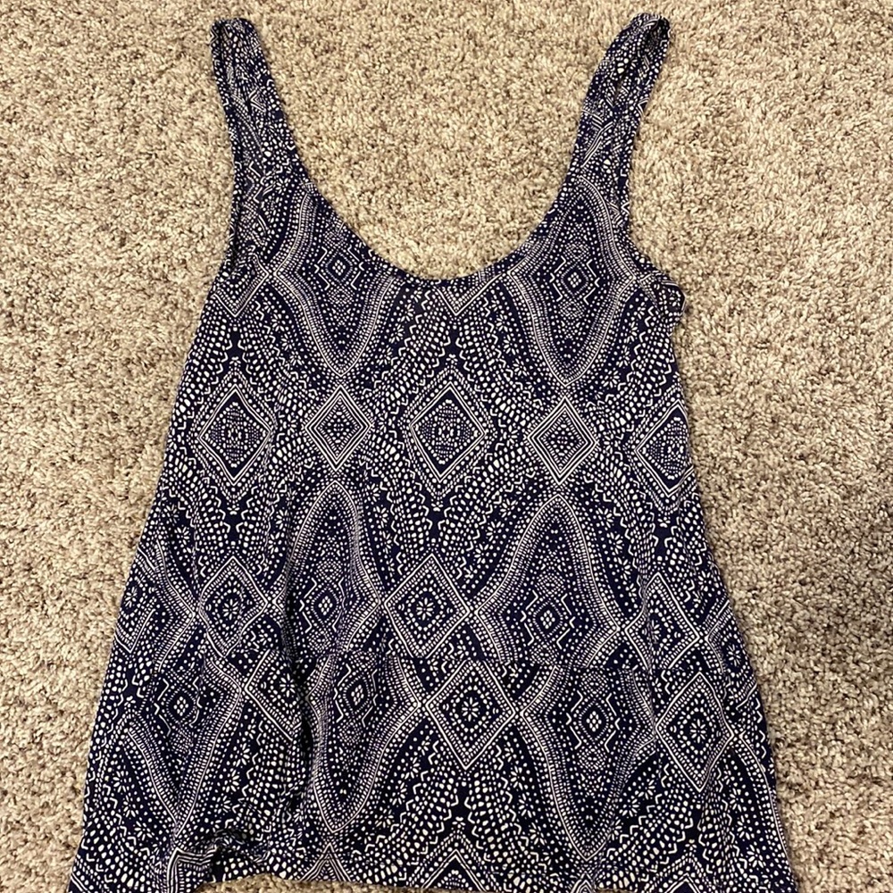 Dress patterned tank top